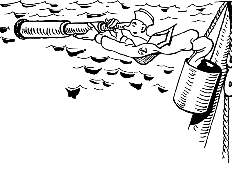 Газета трубочкой